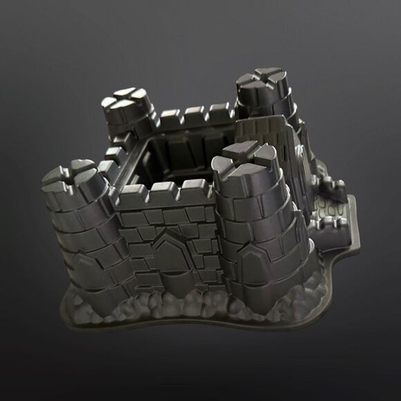 Nordic Ware Bundt Cake Pan Fairytale Cottage Silver Bundt Cake Pan 10 Cup - Picture 4 of 8